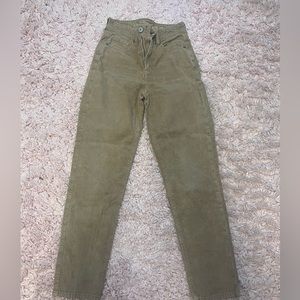 American Eagle tan colored corduroy pants